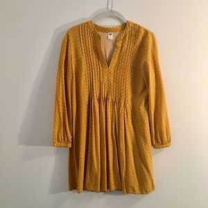 Old Navy mustard shift dress